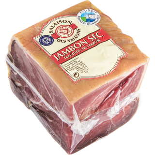 Quart de jambon sec sans os au sel de l’Ile de Ré - 1,2 kg environ